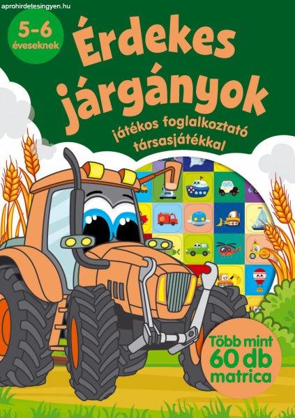 Érdekes járgányok - Játékos foglalkoztató társasjátékkal