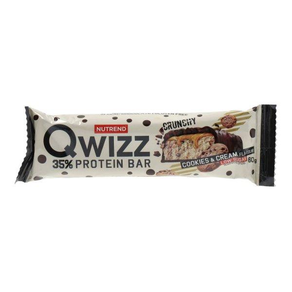 NUTREND QWIZZ PROTEIN BAR COOKIES&CREAM
