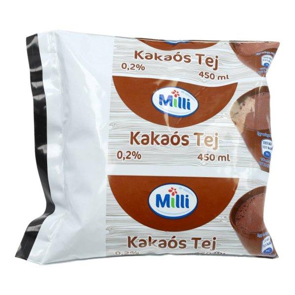 MILLI KAKAÓS TEJ ZACSKÓS 450ML 38N