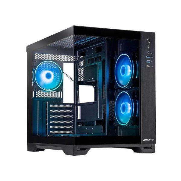 Chieftec Visio Tempered Glass Black