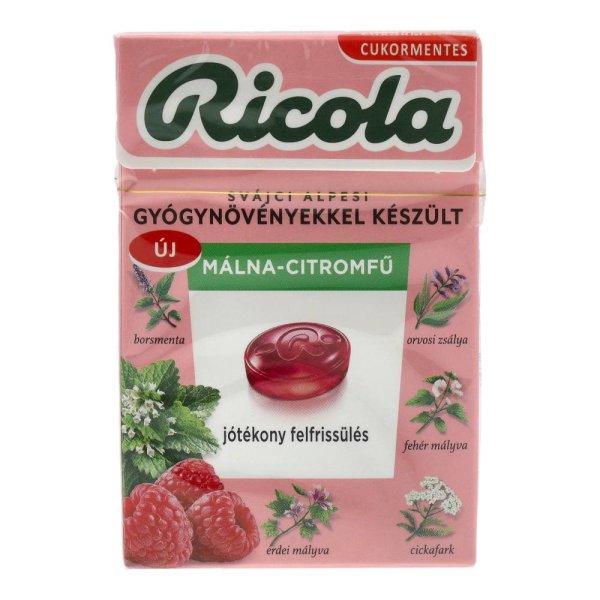 RICOLA CUKORKA MÁLNA-CITROMFŰ CM.