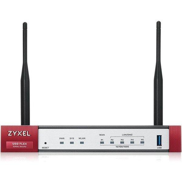 ZYXEL Tűzfal 1xWAN(1000Mbps) + 4xLAN/DMZ(1000Mbps) +1xUSB 3.0 AX1800 WIFI 6,
USGFLEX100AX-EU0101F