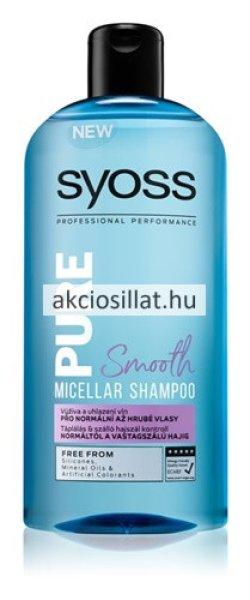 Syoss Pure Smooth Tápláló Micellás Sampon 500ml