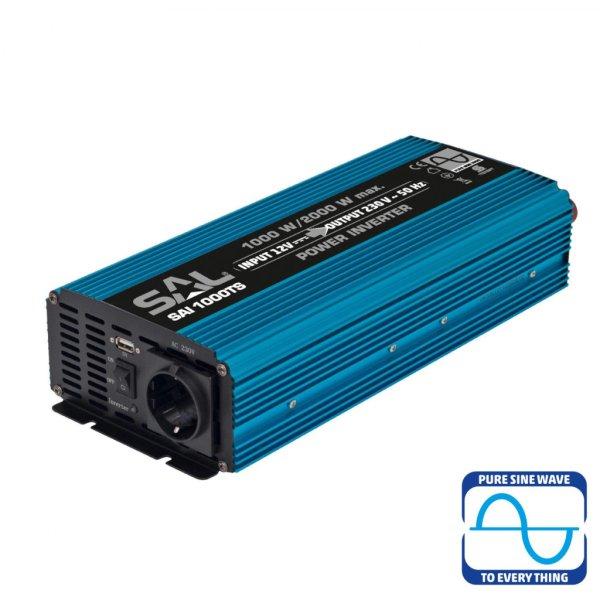 SAL SAI 1000TS tiszta szinuszos feszültségátalakító, 1000 W, inverter, 2,1
A USB gyorstöltő, gyermekzár