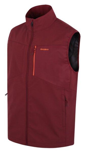 HUSKY férfi softshell mellény Salien M, burgundi