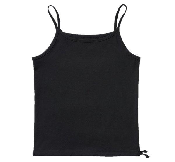 Brandit női tank top vékony pántokkal, fekete