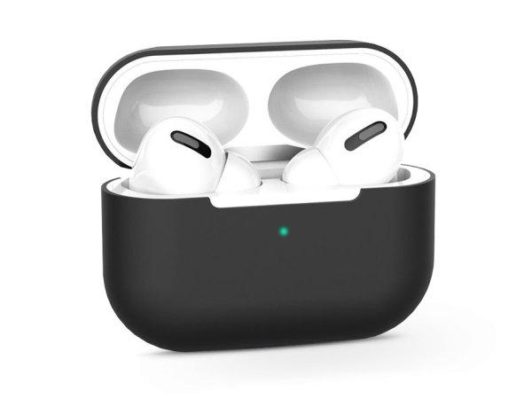 Szilikon védőtok Apple AirPods Pro 1/2 fülhallgatóhoz - fekete - ECO
csomagolás