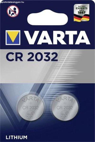 Gombelem, CR2032, 2 db, VARTA