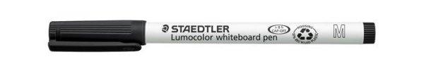 Táblamarker, 1 mm, M, kúpos, STAEDTLER "Lumocolor 301", fekete