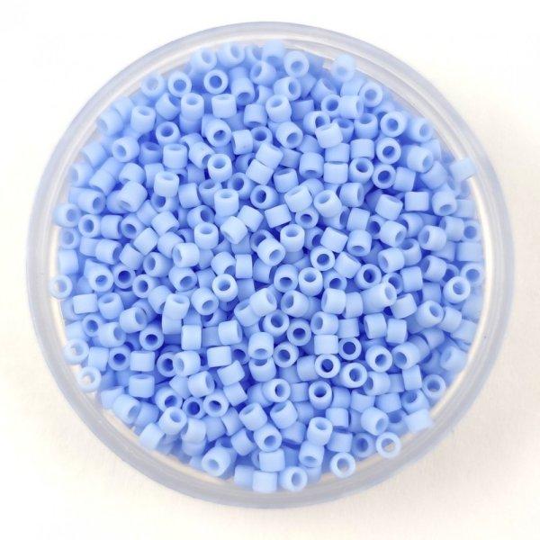 Miyuki delica gyöngy 1587 - Opaque Frosted Blue - 11/0