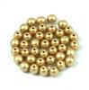 Cseh prselt goly gyngy - Aztec Gold - 4mm