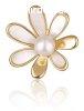 JwL Luxury Pearls Aranyozott bross 2 az 1- ben feh&#xE9;