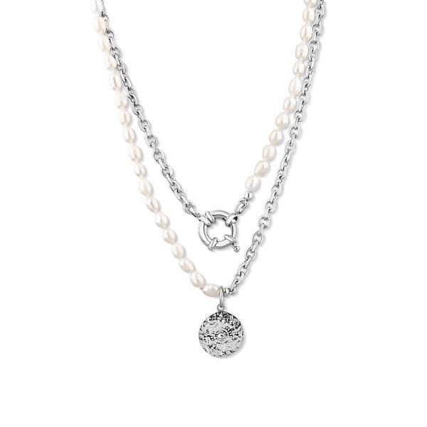 JwL Luxury Pearls Stílusos nyaklánc valódi folyami
gyöngyökkel JL0799