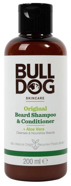 Bulldog Szakállápoló sampon és balzsam 2 az 1-ben
normál bőrre Original Beard Shampoo & Conditioner 200 ml