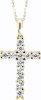 Cutie Jewellery Divatos med&#xE1;l kereszt Z60100-40-10-