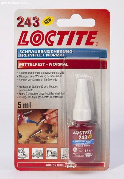 Loctite 243 közepes szilárdságú csavarrögzítő 5 ml