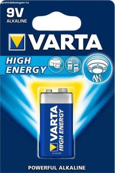 Elem varta high energy kék 9v / 015/357 / longlife elektromos