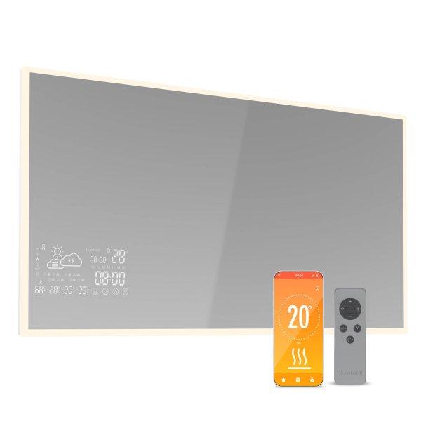 Blumfeldt Infravörös fűtőtest, Smart Mirror, Infravörös sugárzás, 600 W,
IP44