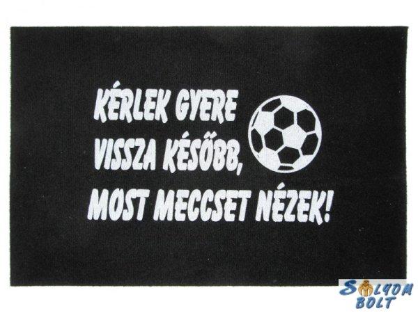 Vicces lábtörlő, Kérlek gyere vissza később, most meccset nézek