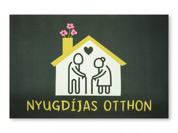 Vicces, tréfás lábtörlő, Nyugdíjas otthon