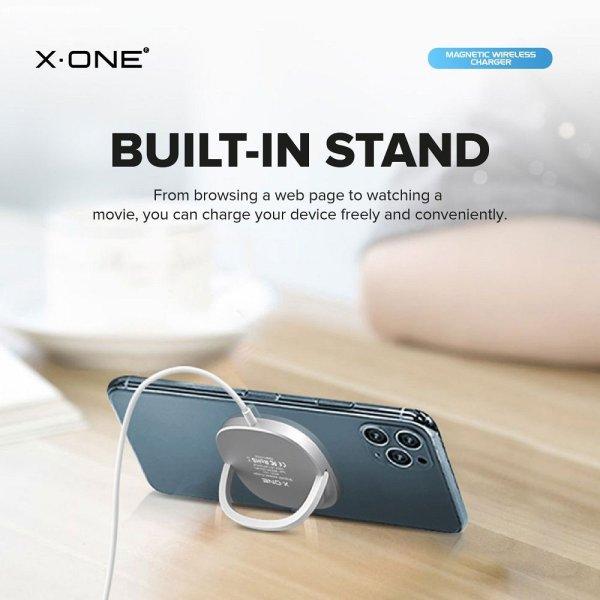 X-ONE Magsafe kompatibilis vezeték nélküli töltő állvány 15W