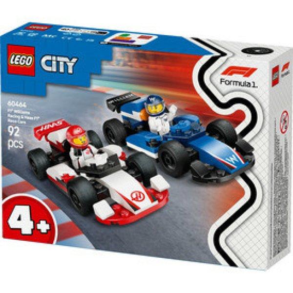 LEGO City 60464 F1-es Williams racing és haas F1 versenyautók