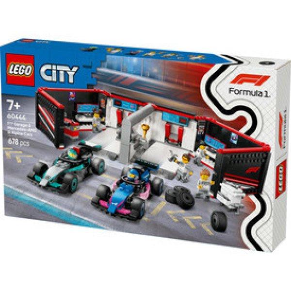 LEGO City 60444 F1-es garázs, Mercedes-amg és Alpine autók