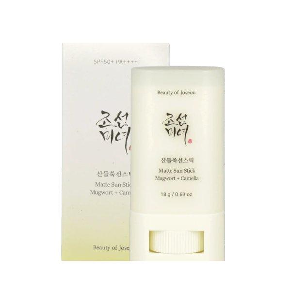 Beauty of Joseon Védő mattító stick SPF 50 Mugwort +
Camilia (Matte Sun Stick) 18 g