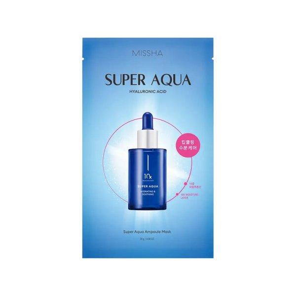 Missha Hidratáló maszk hialuronsavval Super Aqua (Ampoule Mask) 28 g