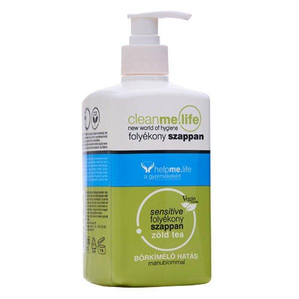 Szappan folyékony Cleanme.life Sensitive zöld tea, 500 ml