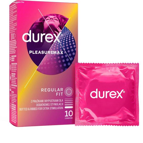 Durex Óvszer Pleasuremax Regular Fit 10 db