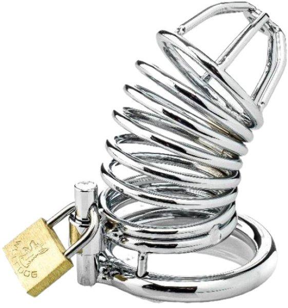 ZENN Ringed Cock Cage With 3 Cockrings