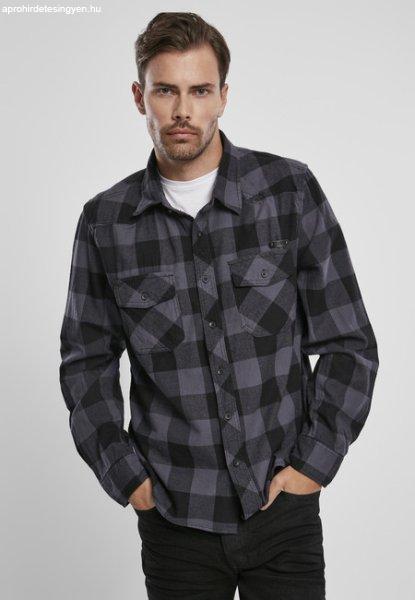 Brandit Checked Shirt black/charcoal