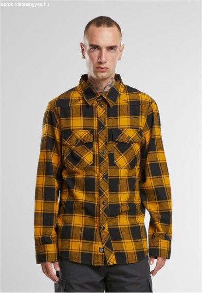 Brandit Checked Shirt black/yellow