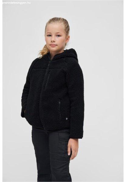 Brandit Kids Teddyfleecejacket Hood black