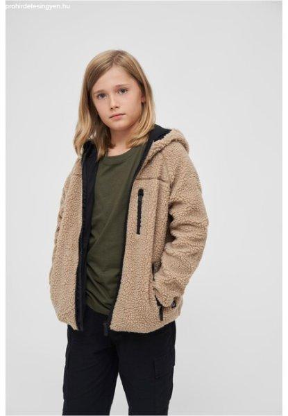 Brandit Kids Teddyfleecejacket Hood camel