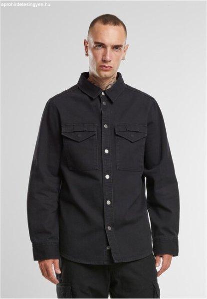 Brandit Men Heavy Twill Shirt black