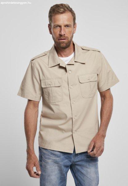 Brandit US Shirt Ripstop shortsleeve beige