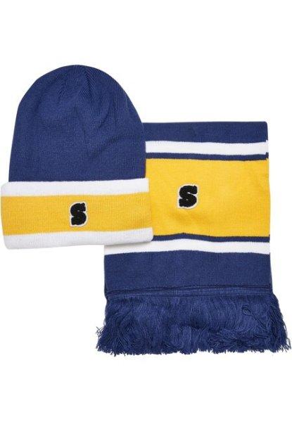 Urban Classics College Team Package Beanie and Scarf
spaceblue/californiayellow/wht