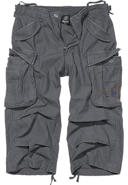 Brandit Industry Vintage Cargo 3/4 Shorts charcoal