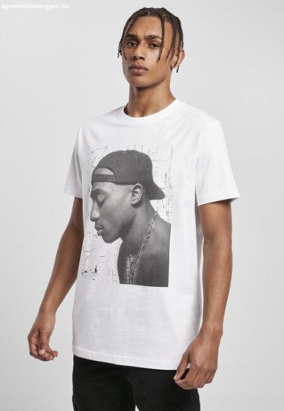 Mr. Tee Tupac Cracked Background Tee white