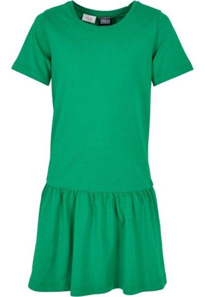 Urban Classics Girls Valance Tee Dress bodegagreen