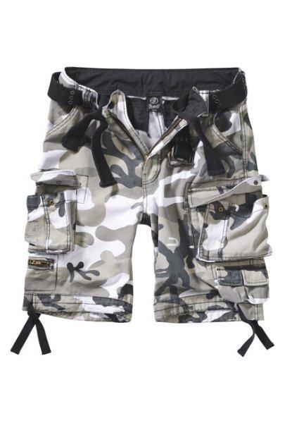 Brandit Savage Vintage Cargo Shorts snowcamo