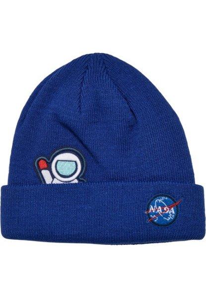 Mr. Tee NASA Embroidery Beanie Kids royal