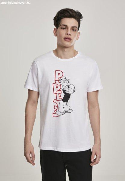 Mr. Tee Popeye Standing Tee white