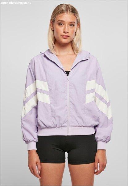 Urban Classics Ladies Crinkle Batwing Jacket lilac/whitesand