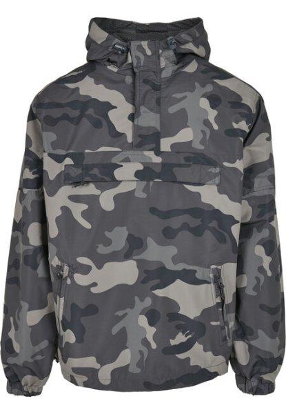 Brandit Summer Pull Over Jacket grey camo