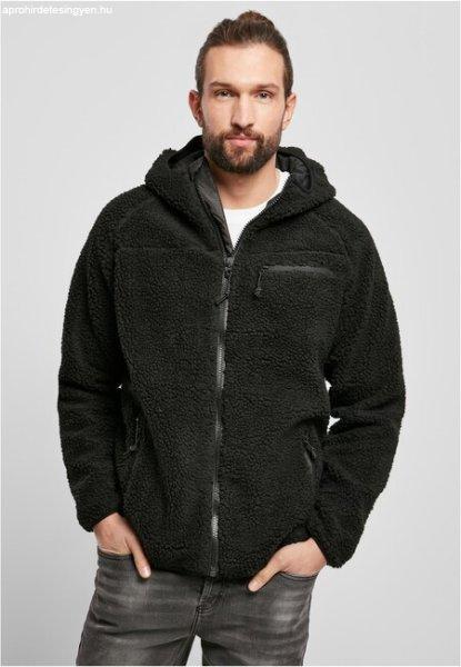 Brandit Teddyfleece Worker Jacket black/grey