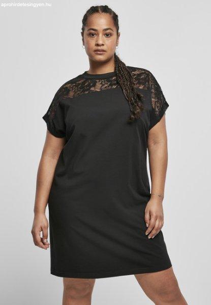 Urban Classics Ladies Lace Tee Dress black