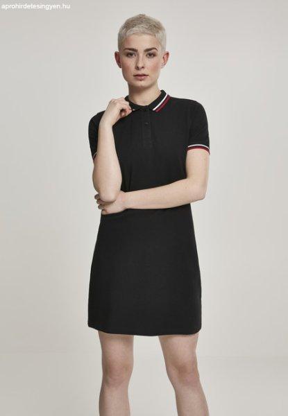 Urban Classics Ladies Polo Dress black